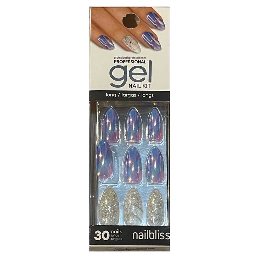 💅Nail Bliss Dashing Diva Iridescent Metallic & Glitter Nail Set💅